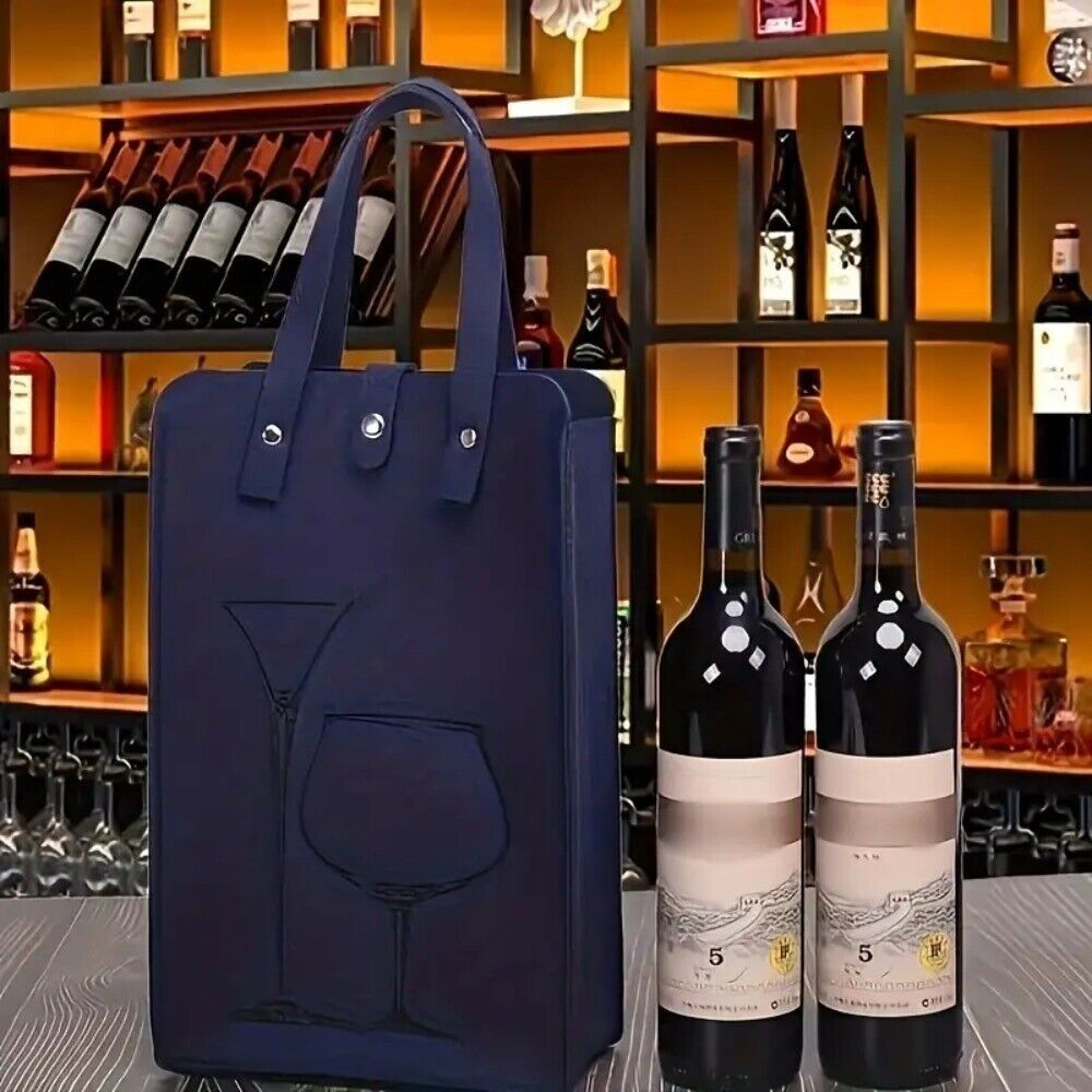 Wine & Beer Unlimited Spirits - Wysokiej jakości filcowa torba na wino,