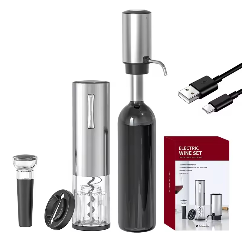 2024 Nowy projekt 4 w 1 Elektr – Wine Beer Opener recenzja i cena