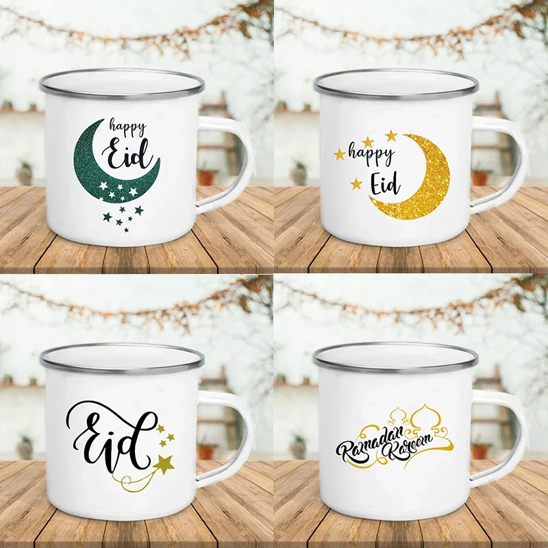 Handle Enamel Mugs Happy Eid M – Wine Beer Best recenzja i cena