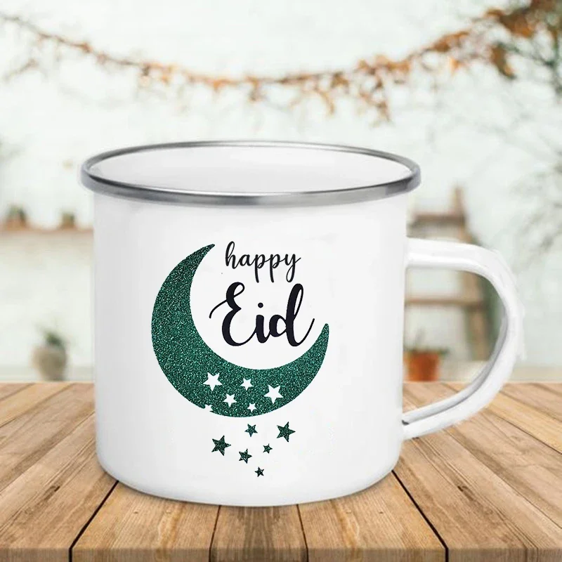 Handle Enamel Mugs Happy Eid M – Wine Beer Best recenzja i cena