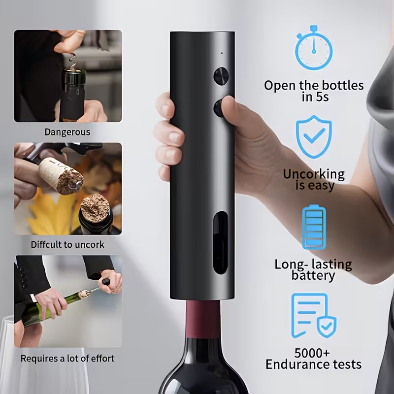 Elektryczny otwieracz do wina  – Wine Beer Opener recenzja i cena