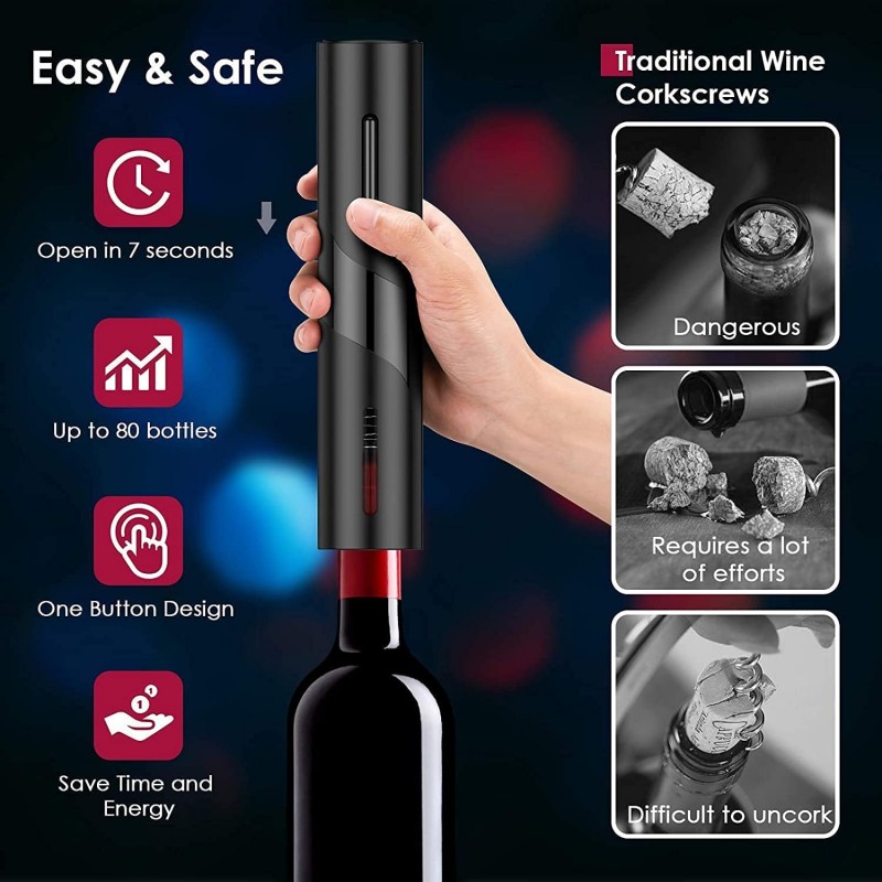 Akumulatorowy wielofunkcyjny e – Wine Beer Opener recenzja i cena