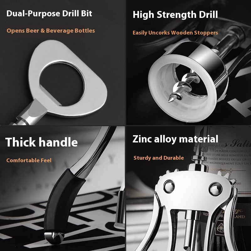 Otwieracz do wina Gianxi, wiel – Wine Beer Opener recenzja i cena