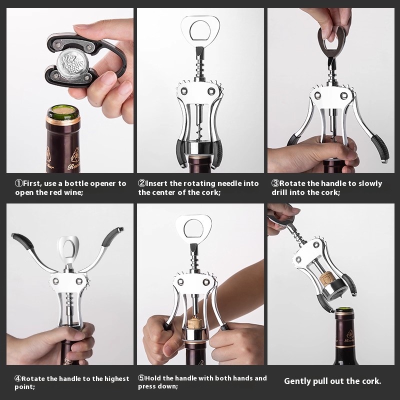 Otwieracz do wina Gianxi, wiel – Wine Beer Opener recenzja i cena