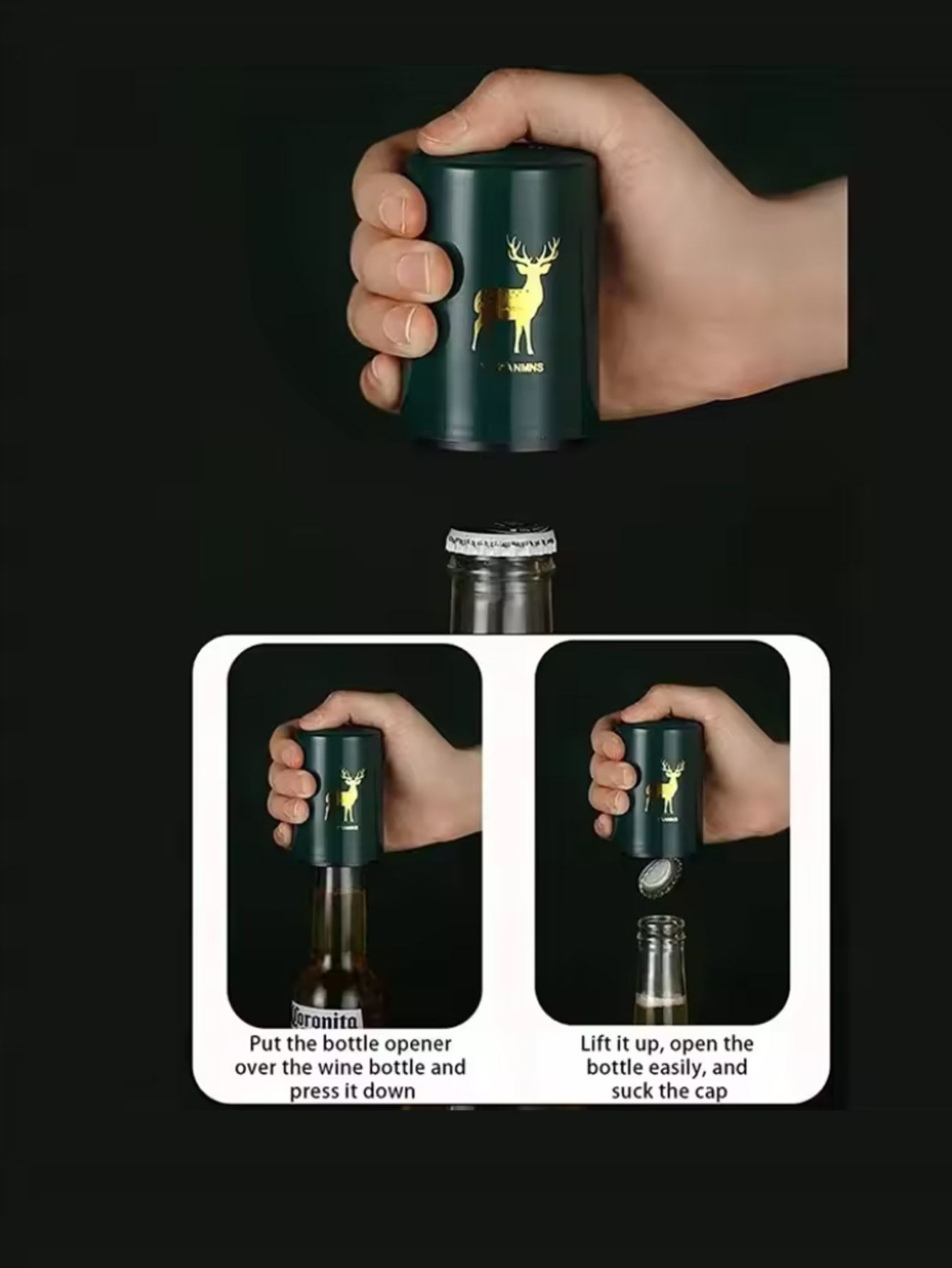 1 szt. Automatyczny otwieracz  – Wine Beer Opener recenzja i cena