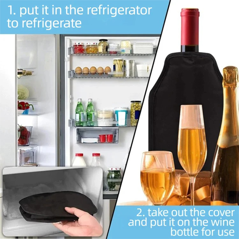Chłodziarka do wina na piknik, – Wine Chiller Sleeve recenzja i cena
