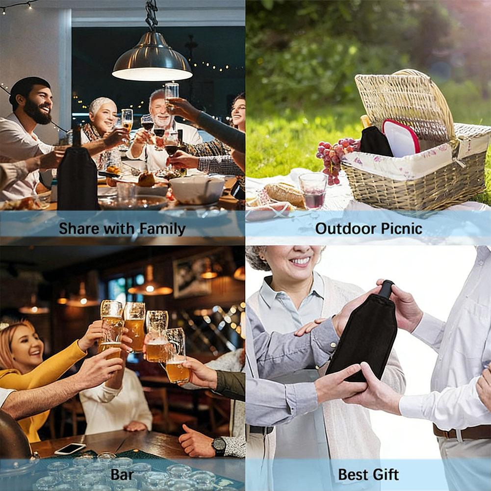 Torba chłodząca na wino, worek – Wine Chiller Sleeve recenzja i cena